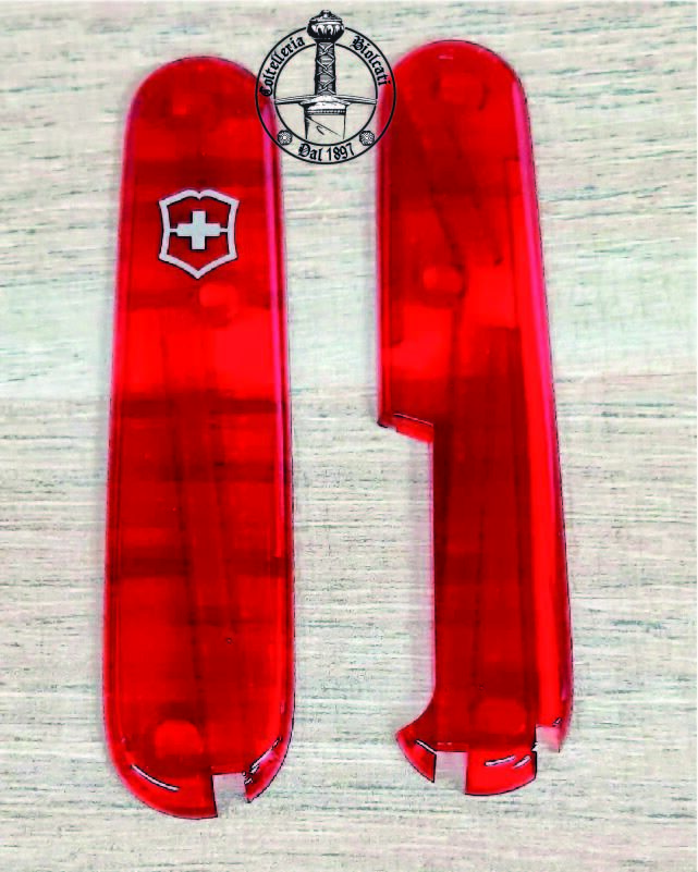 Victorinox – Coppia Guance 91mm ROSSO RUBY 3 usi