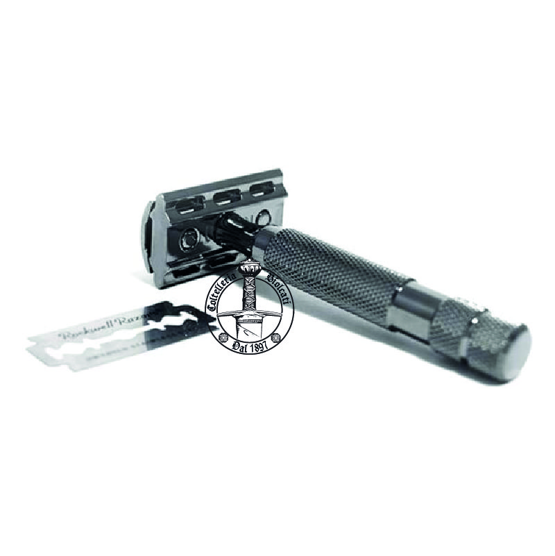 Rasoio di Sicurezza 2C Chrome Gun Metal - Rockwell