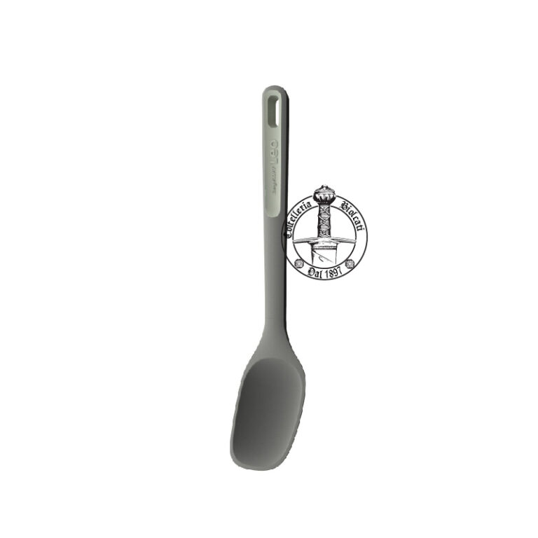 Cucchiaio Spatola In Silicone Per Pentole Antiaderenti, Raschietto Da Cucina Resistente Al Calore, Nero, Manico In Legno?