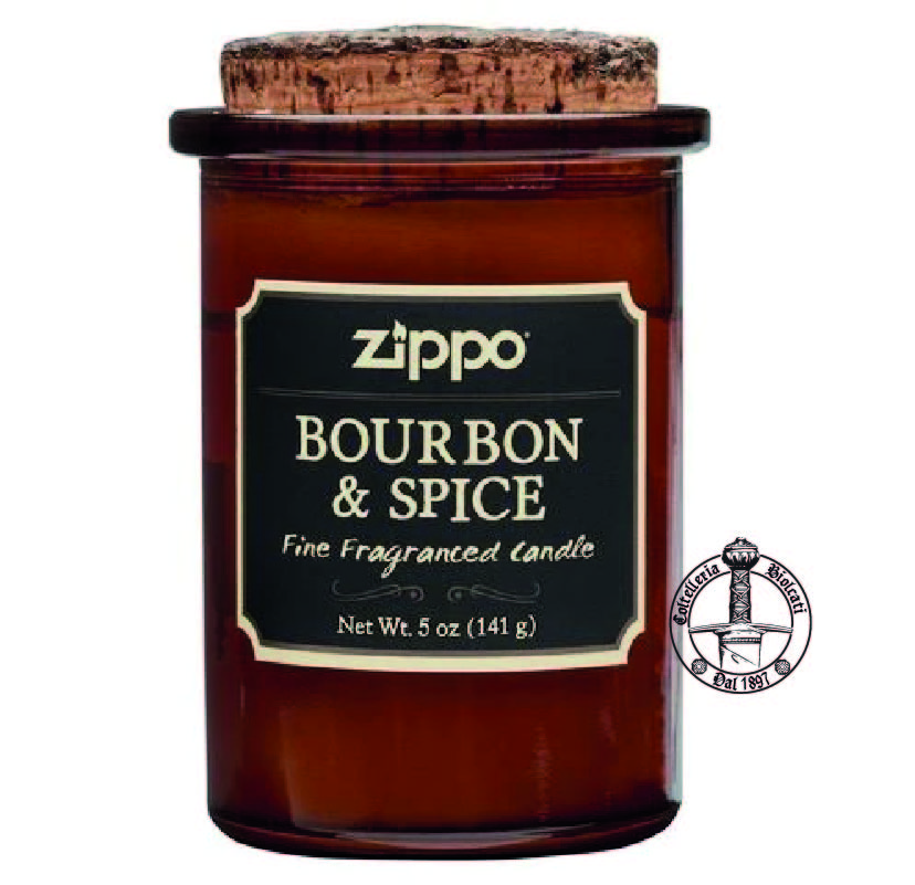 Candela Bourbon & Spice fine fragrance candle 141gr. - Zippo