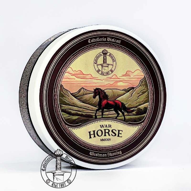 War Horse MMXXIV Shaving Soap - Coltelleria Biolcati By Westman
