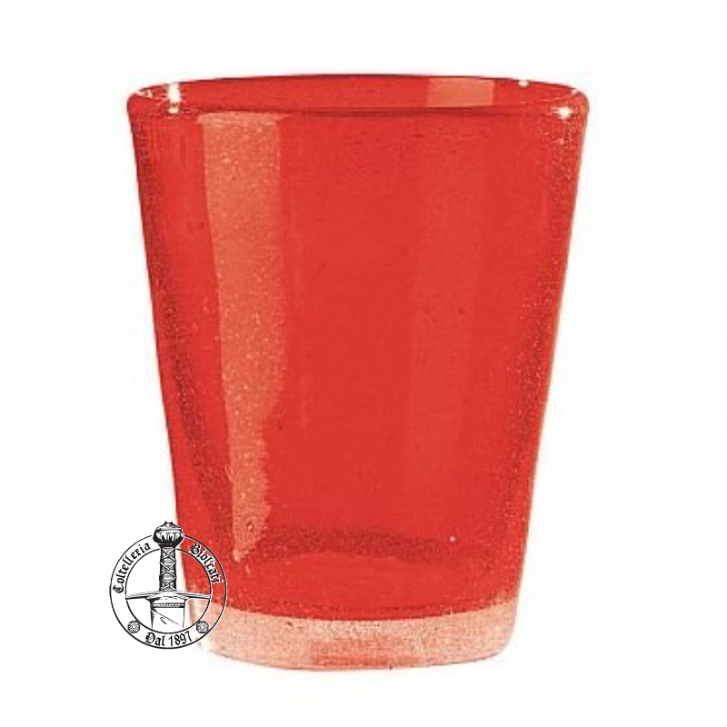 Bicchiere Smarties Tumbler 10cm Rosso - Onlylux