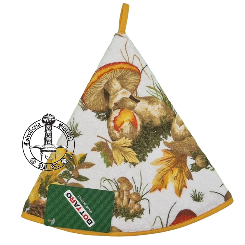 Strofinaccio Spugna Girella Ø60 cm - funghi - Bottaro