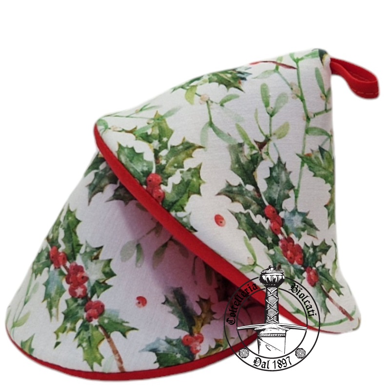 Coppia Presine da Cucina Tessuto Agrifoglio