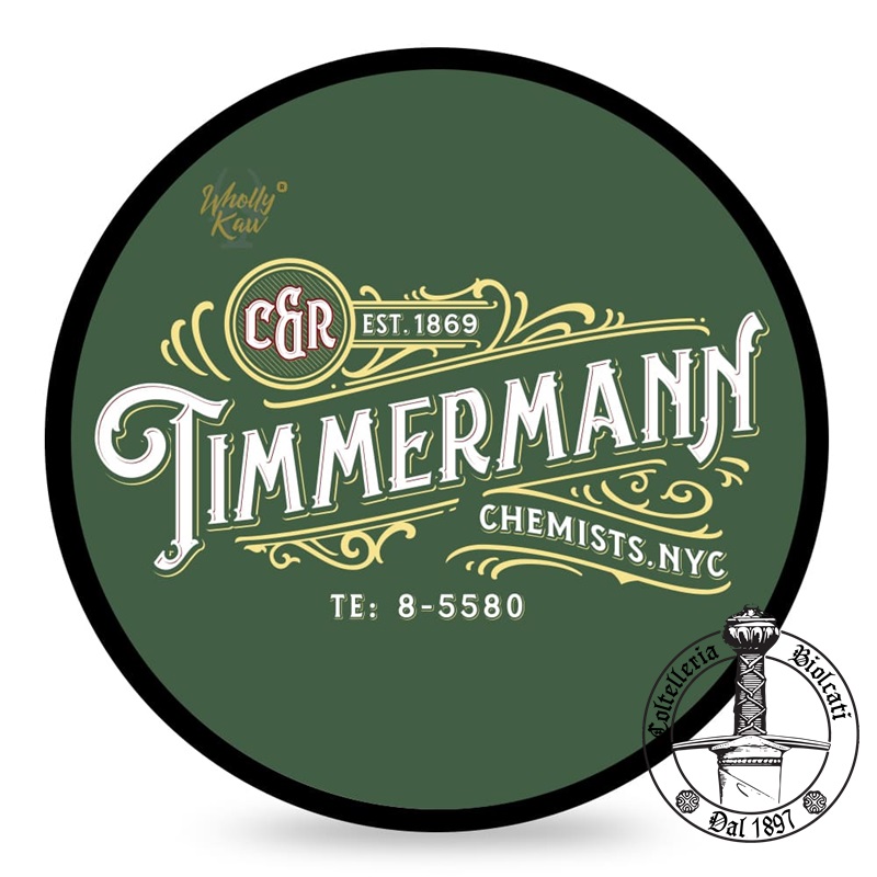 The Timmermann Green Sapone da barba 114ml - Wholly Kaw