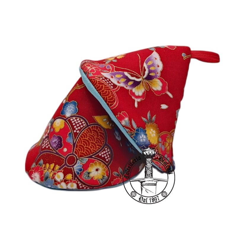 Coppia Presine Cucina Japan Red