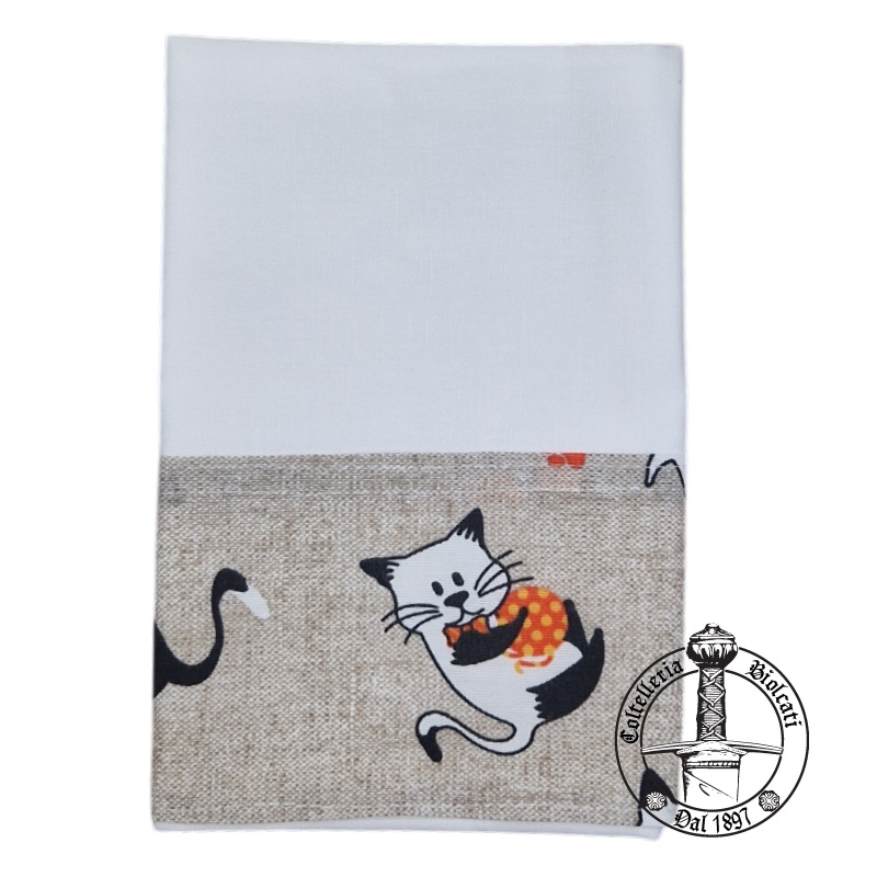 Canovaccio Tessuto Misto Lino Gatti - Unika Creazioni